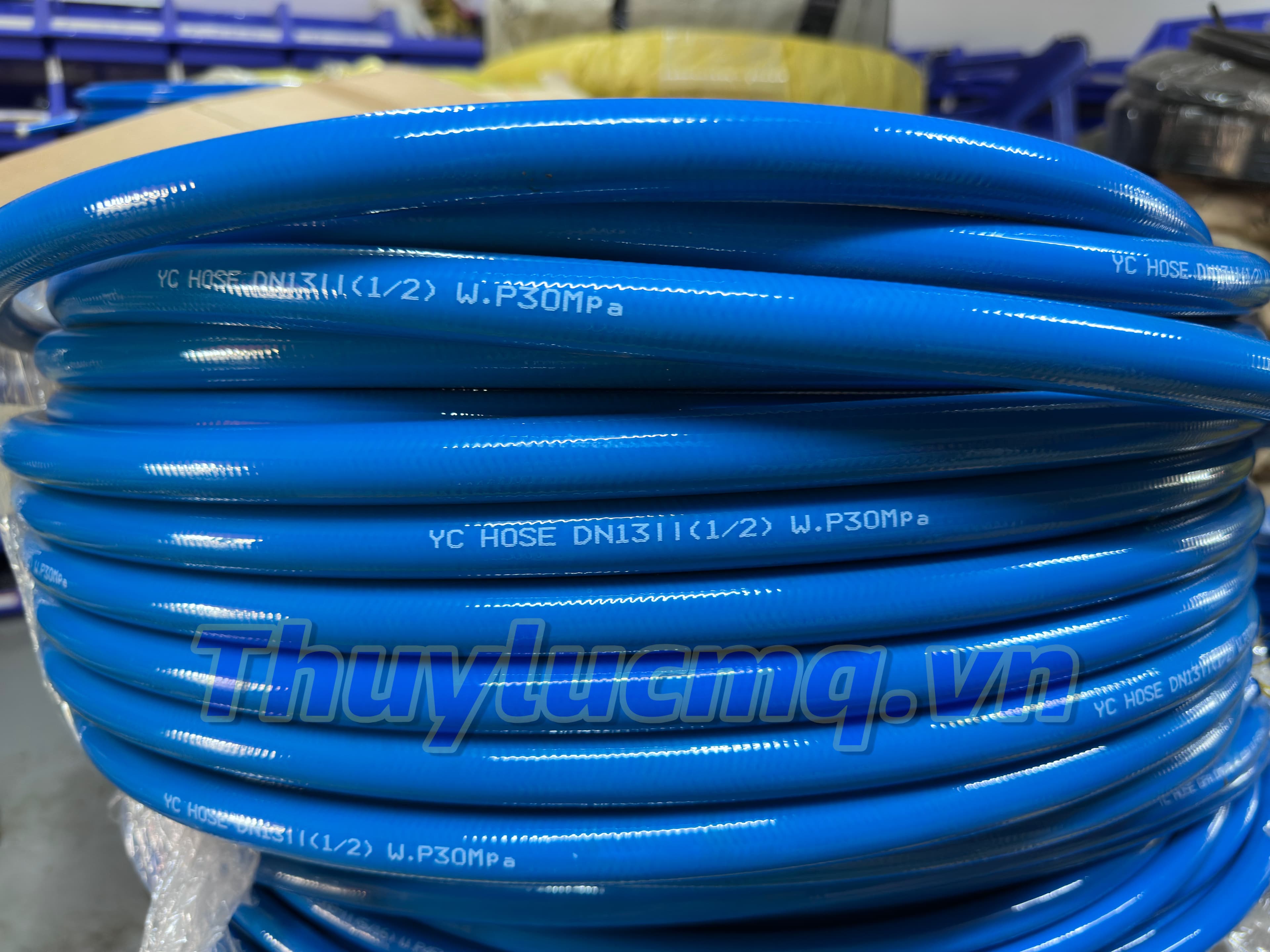 Ống Chịu Khí Nén, Nước Áp Cao 1/2" (DN13) R2-08 – Ống Thủy Lực 2 Lớp Bố Thép
