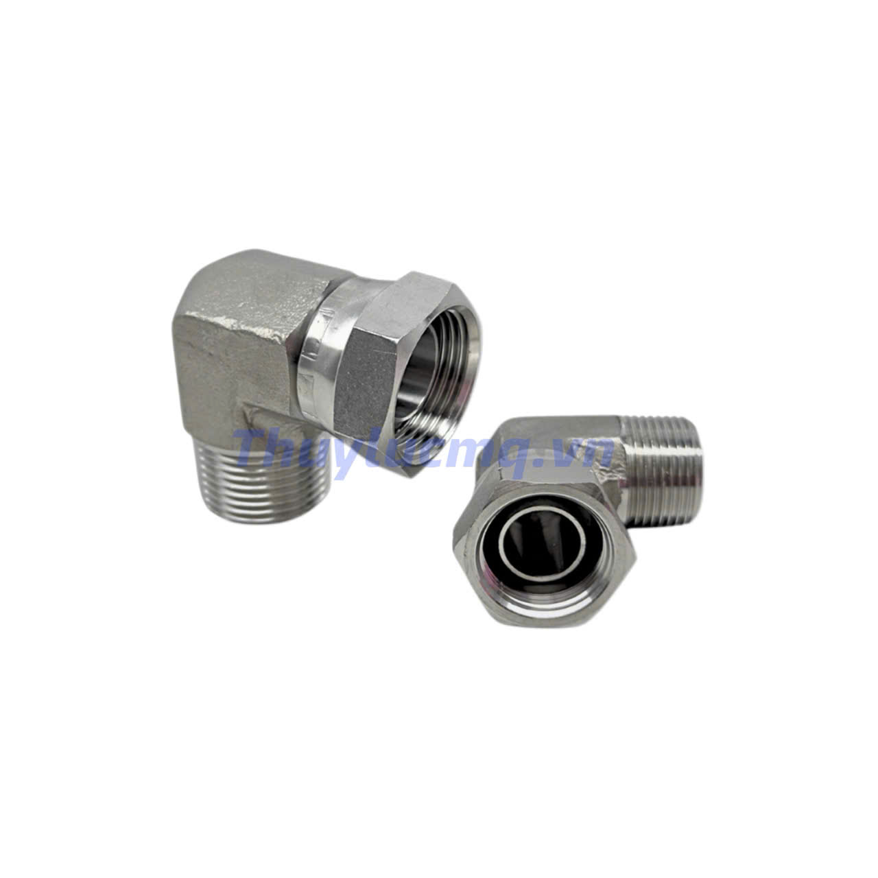 Cong xoay inox 304, BSPT - BSPP